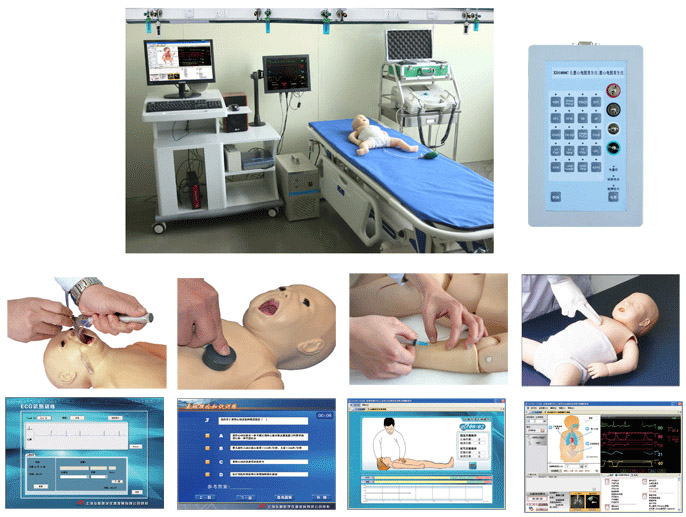 嬰兒綜合急救技能訓(xùn)練系統(tǒng)，女兒急救模型